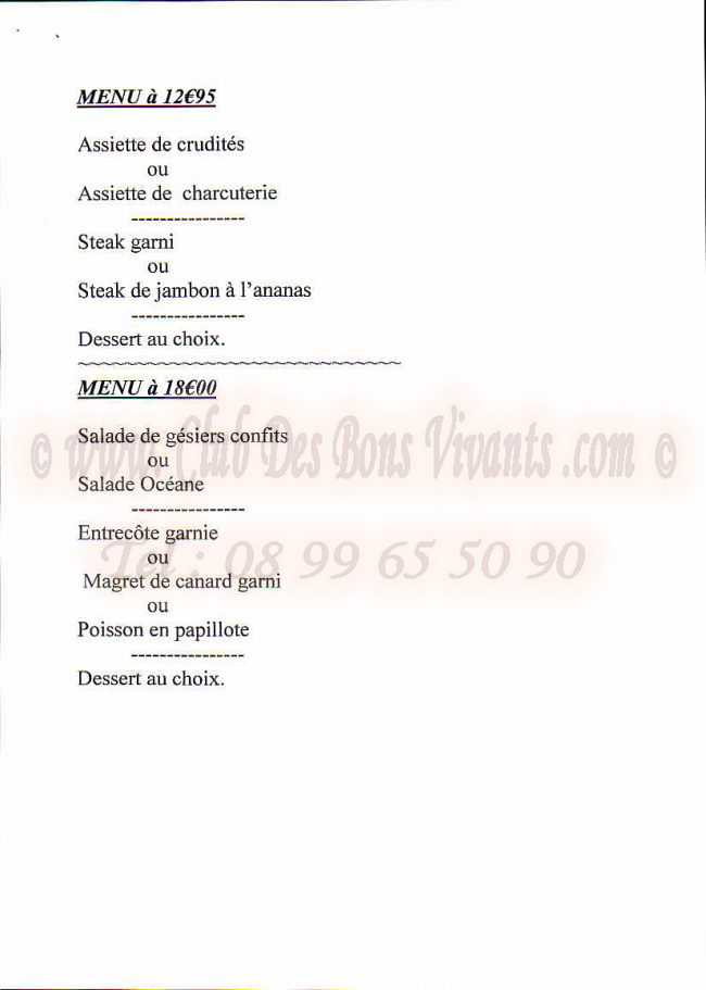 Restaurant Au Chat Qui Pete Carte Et Menus